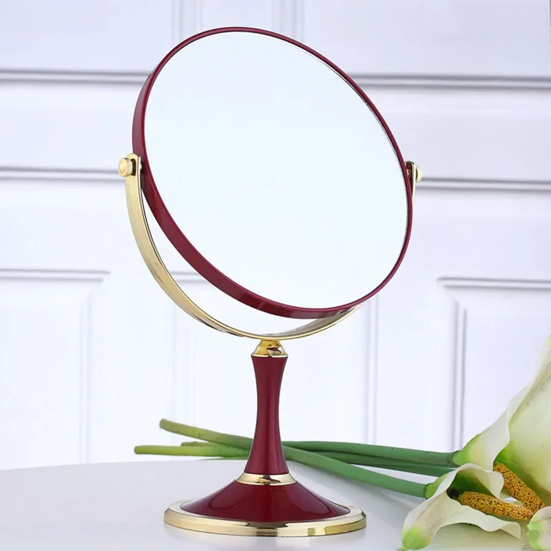 

Standing Vanity Dressing Table Decorative Mirror Makeup Round Aesthetic Mirror Flexible Modern Wandspiegel House Decoration