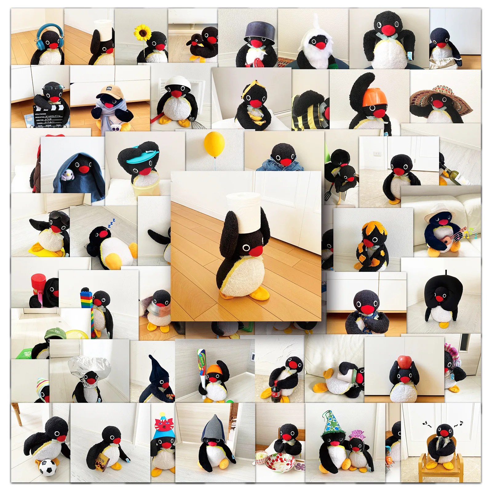 

10/30/54PCS Cute Pingu Stickers Kawaii Penguin Cartoon Sticker Animal Meme Decals Luggage Laptop Phone Guitar Bike Skateboard