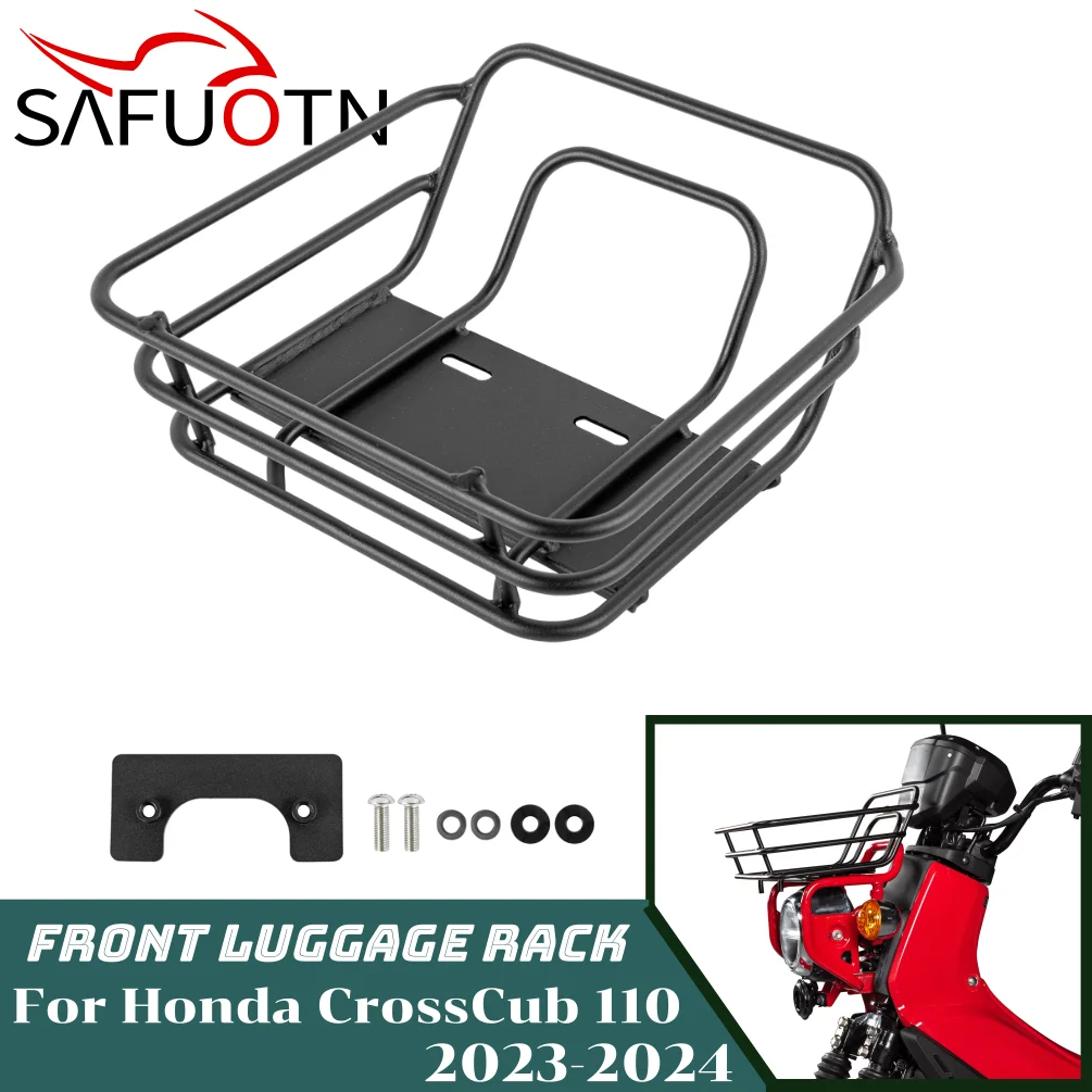 

Передняя багажная стойка Cross Cub 110 для Honda Crosscub CC110 2023 2024 мотоциклетная Опора Корзина держатель кронштейн аксессуары