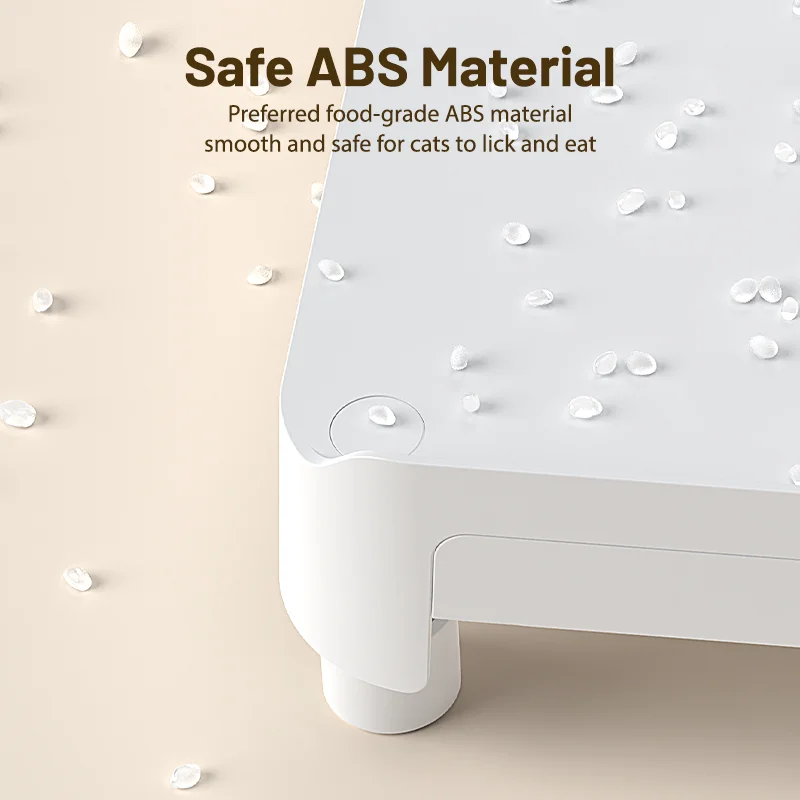 ROJECO وحدة تغذية متعددة الوظائف دعامة مرتفعة للحيوانات الأليفة وعاء واحد ومزدوج موزع طعام قابل للتعديل حجم الارتفاع لتغذية الكلاب والقطط #5