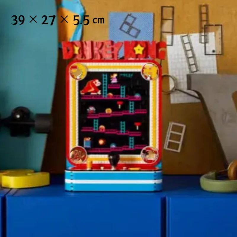 Auf Lager 1371 Teile Donkey Kong Arcade Bausteine Spiel-Bausteine Konstruktionsspielzeug zum Entspannen und für Spaß mit Freunden