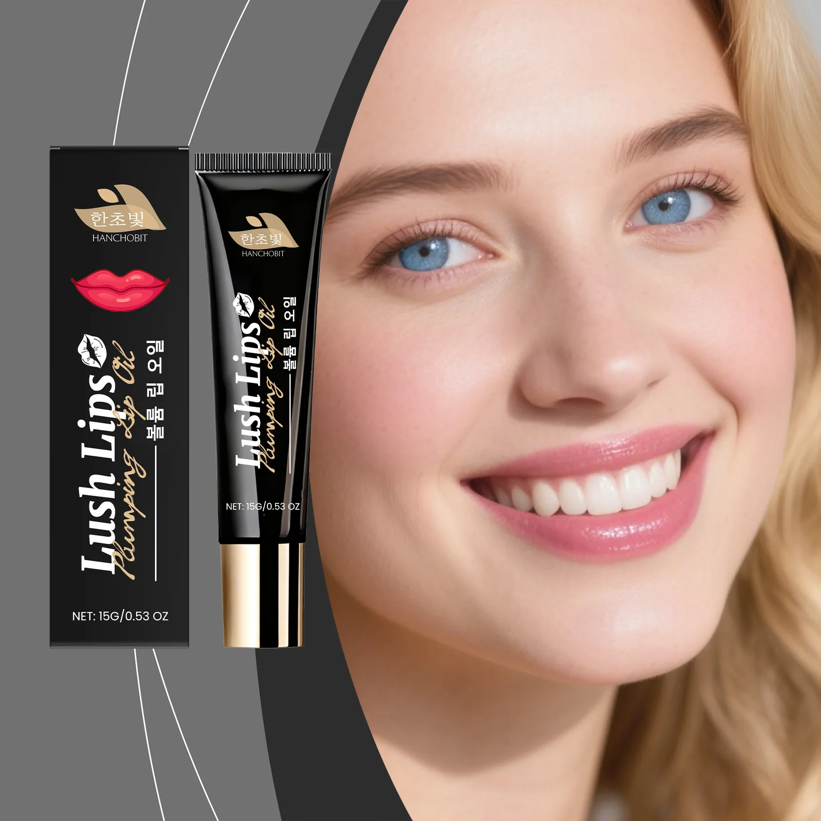 زيت الشفاه المغذي والممتلئ - يغذي الشفاه للترطيب ونعومة، غير لزج، مثالي للعناية بالترطيب اليومي