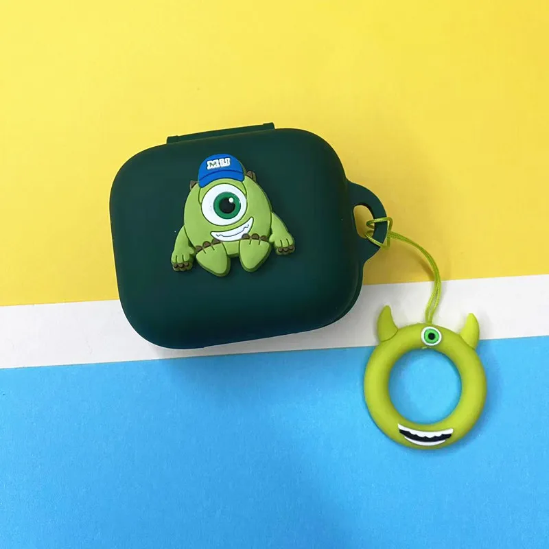 Potdemiel ديزني حقيبة سماعة الاذن غطاء ل Anker Soundcore R50i NC / P30i سيليكون سماعات لاسلكية واقية قذيفة مع هوك