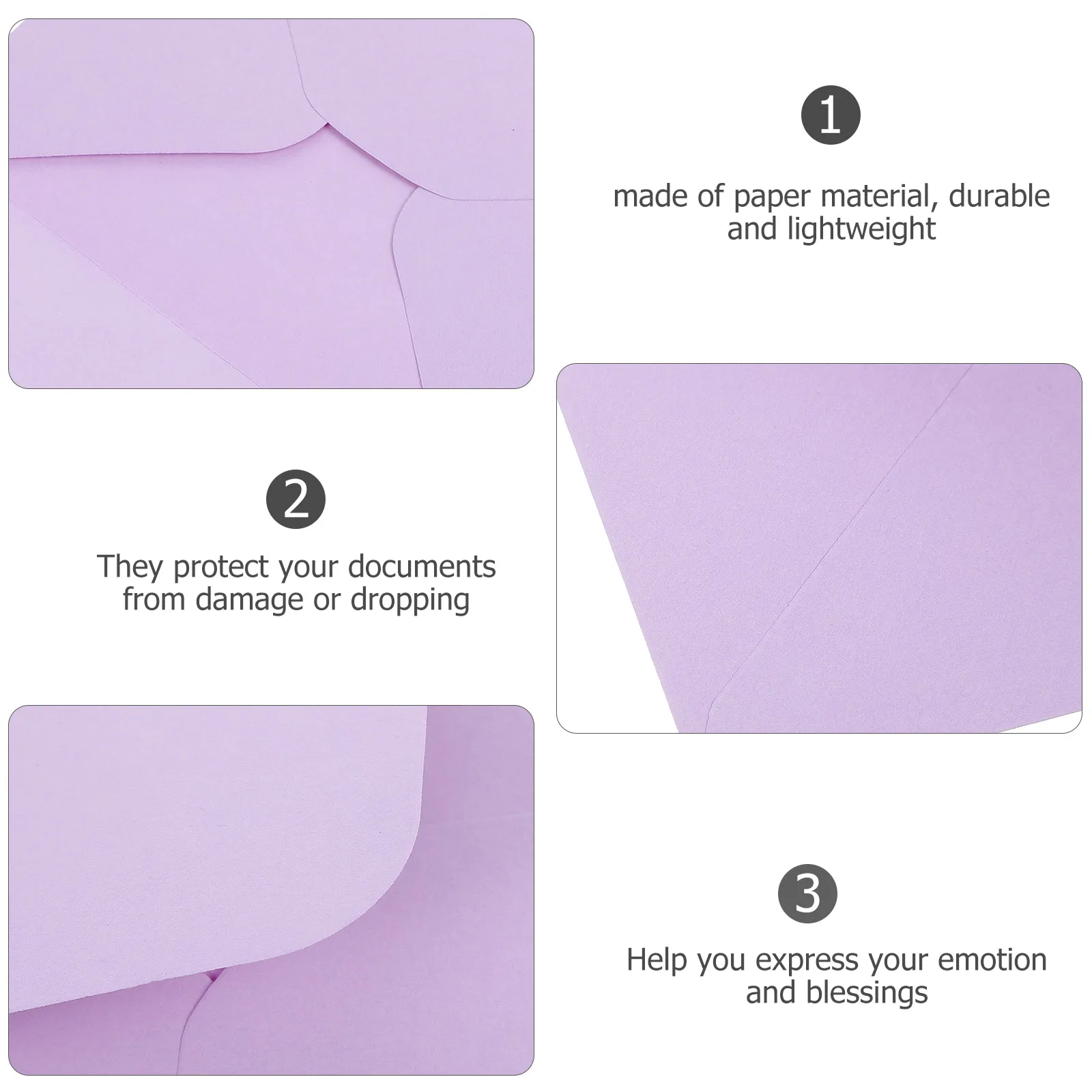 

50 Pcs Card Greeting Cards Mailing Party Wedding Blank Envelopes Envelopes For Cards Students Wrap