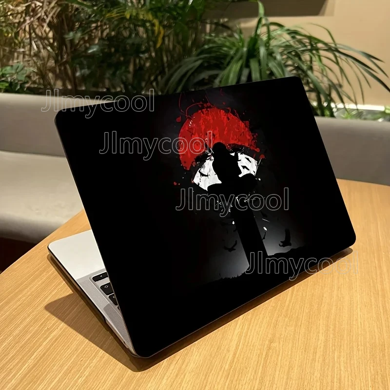 

2 наклейки для ноутбука в стиле аниме для мальчиков, виниловая устойчивая к царапинам и водонепроницаемая универсальная защитная пленка для ноутбуков от 12 до 15 дюймов