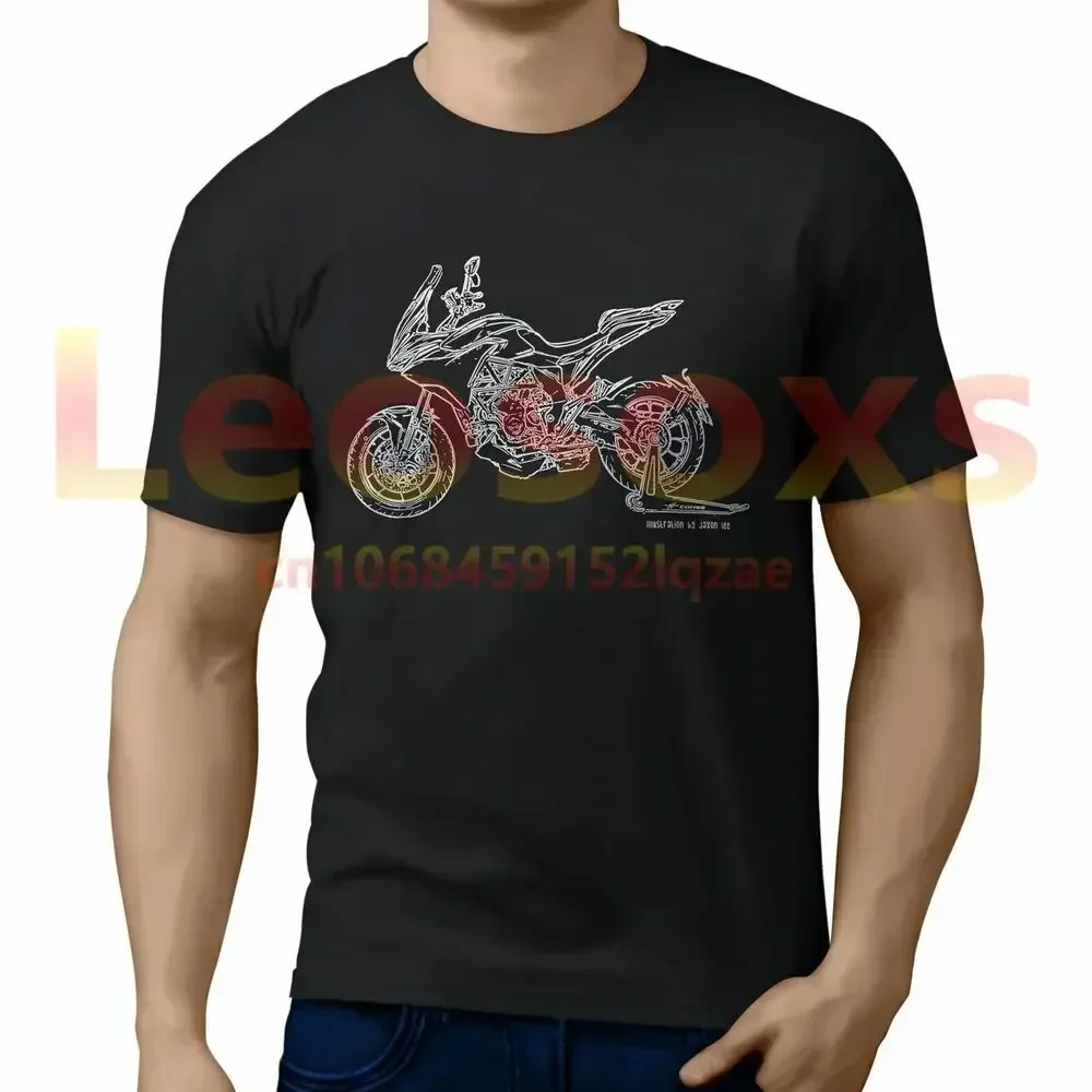 

Men's T-Shirt MV Agusta Black Turismo Veloce 800 Comfort Short Sleeve TopNO.1