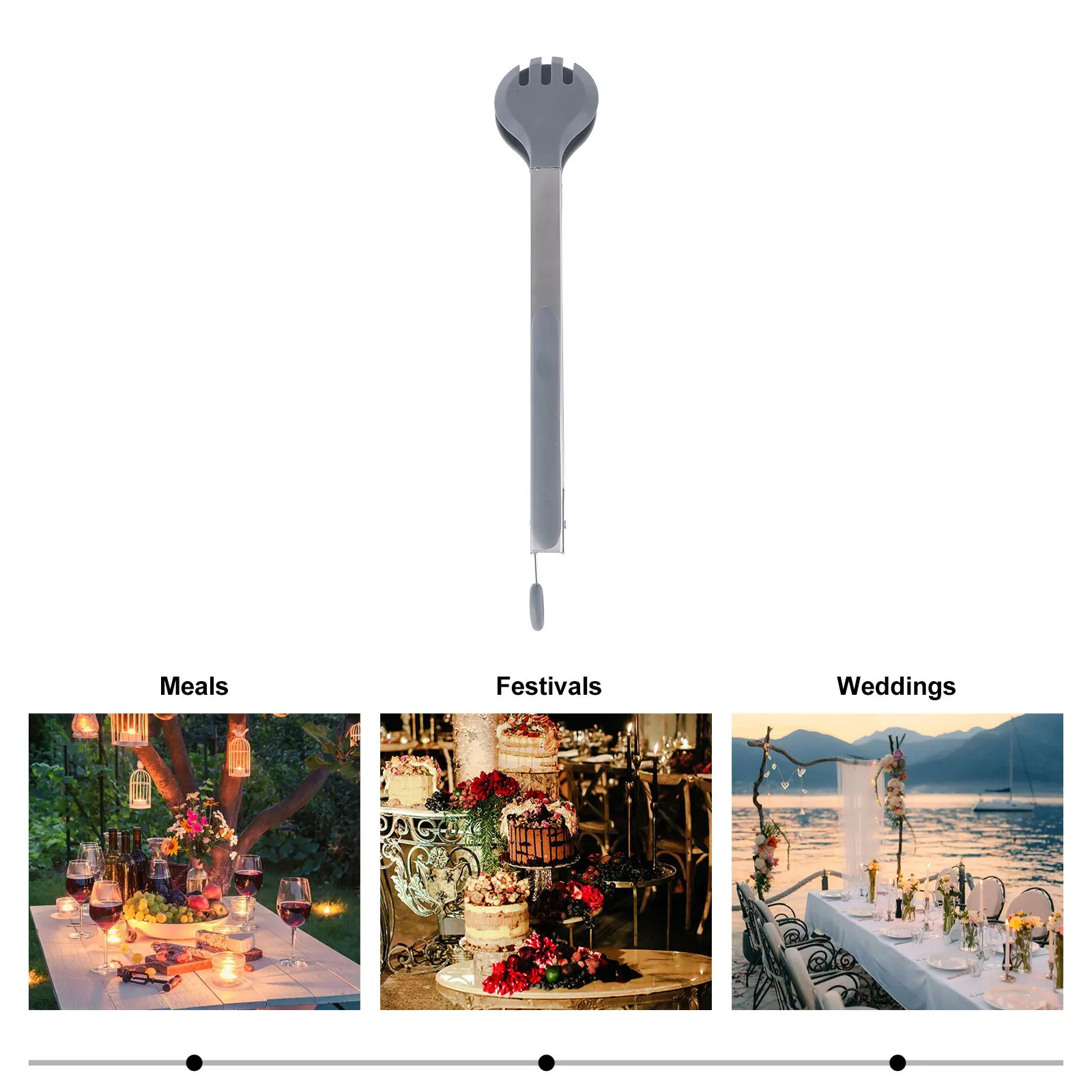 

1Pcs Stainless Steel Food Tong Heat-Resistant Rust-Proof Bread Clip Bbq Clamp Multipurpose Serving Clamp for Steak Baking