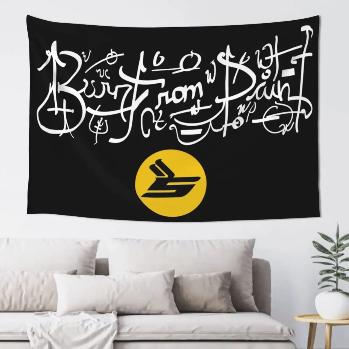 

Born From Pain Ian Connor Sicko Flag Tapestry Decor For Bedroom Carpet On The Wall Tapestry