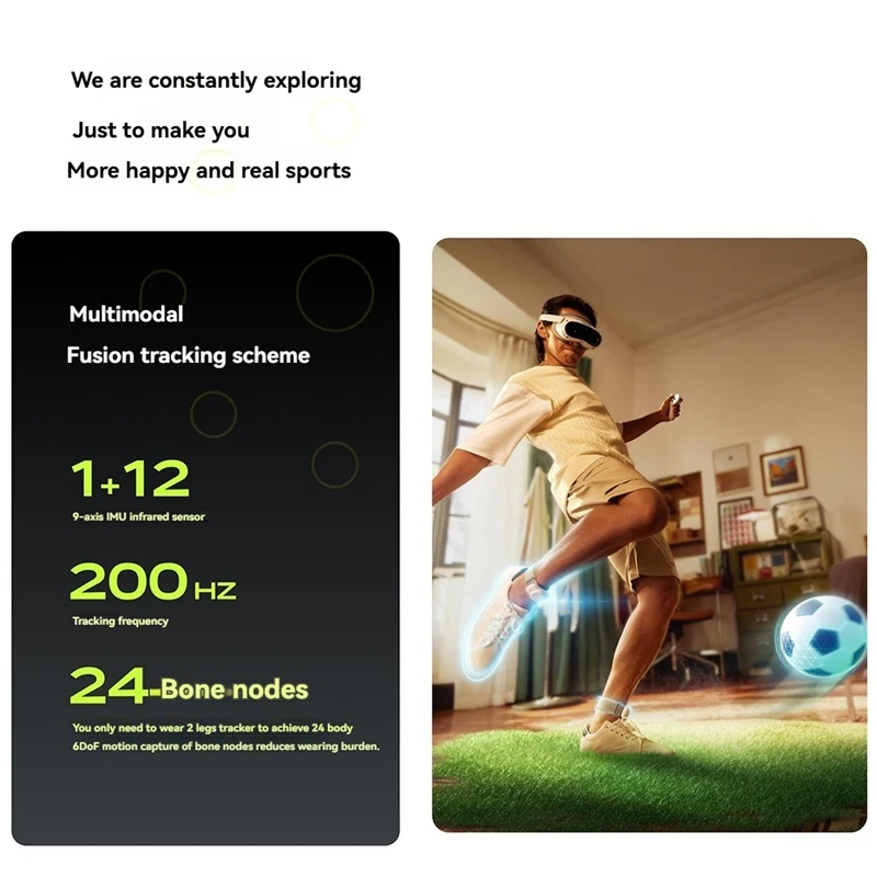 Motion Tracker 2.0 Low Latency Lightweight AI Full Body Somatosensory Tracking With Strap For PICO 4 Ultra\PICO