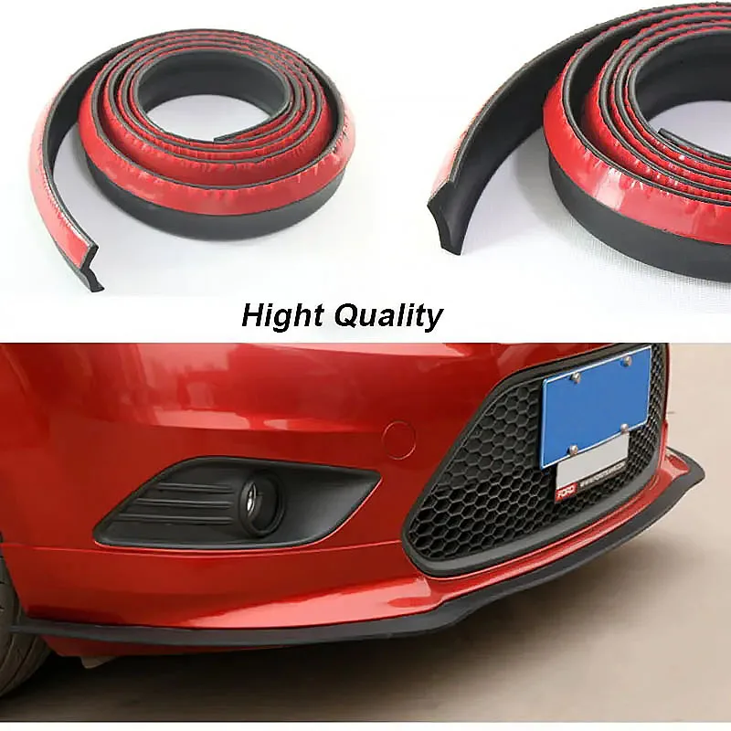 Car Bumper Lips For Dodge Viper Phase RT / SRT / SR / GTS / Spoiler Body Kit Strip / Front Tapes / Body Chassis Side Protection