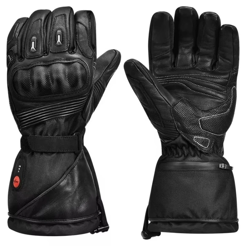 Outdoor Sports Riding Vibration Resistant Tactical Full Finger Protect Heated Waterproof Motorcycle Riding Gloves