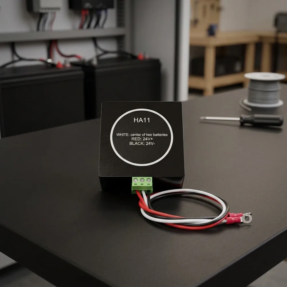 24V Wireless For Battery For Equalizer for 12V For Battery Pairs Monitoring IP67 Dustproof Waterproof 66x66x23mm