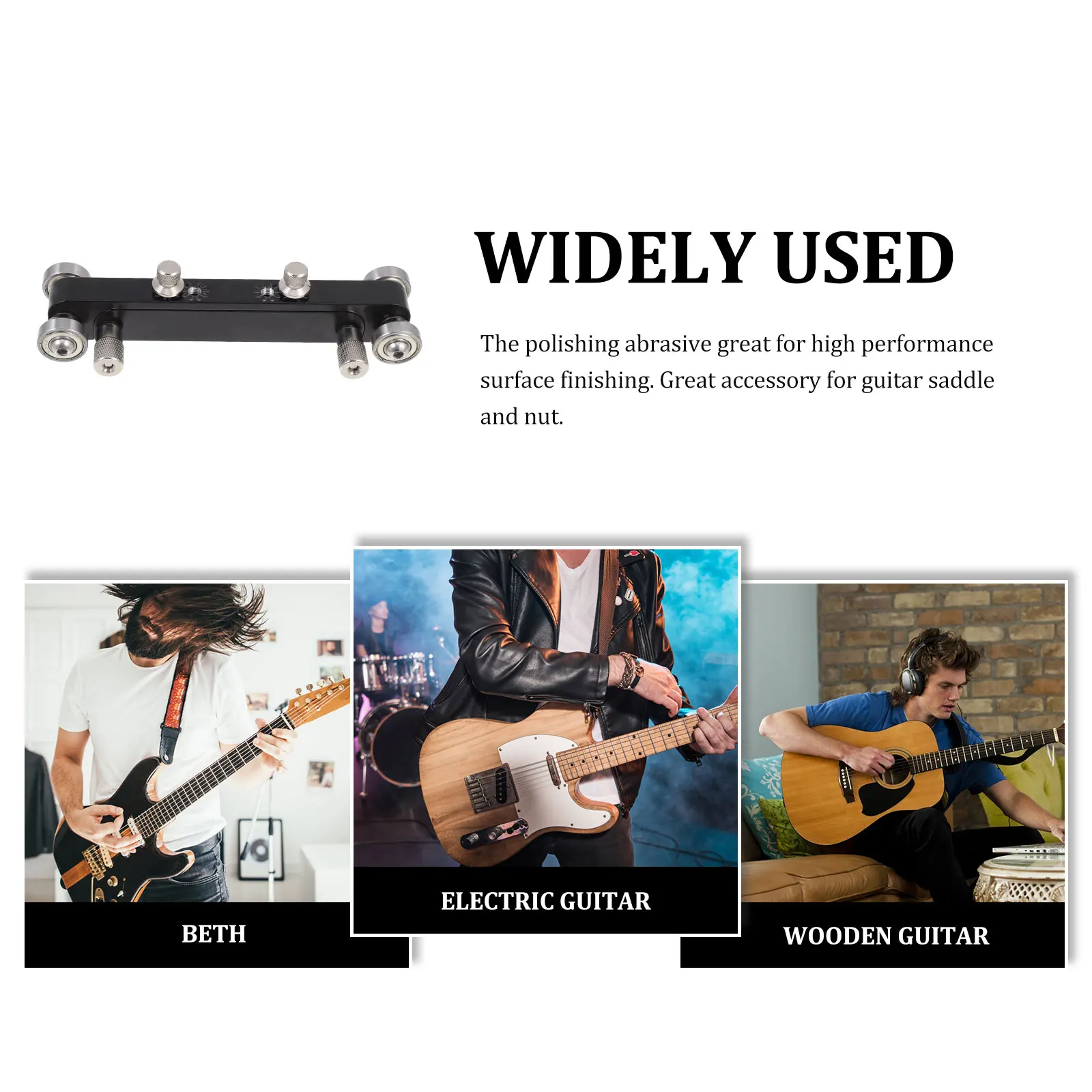 

String Pillow Sander Bass Guitar Accessories Nut Saddle Luthier Repair Tools Sanding Attachment for