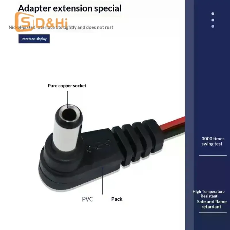 1Pcs 30/80Cm DC5525…