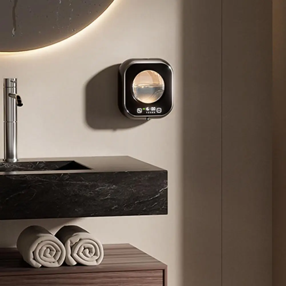 

Automatic Foam Soap Dispenser Anti-clog Foam Dispenser Touchless Rechargeable Foam Soap Dispenser with Led Display for Bathroom