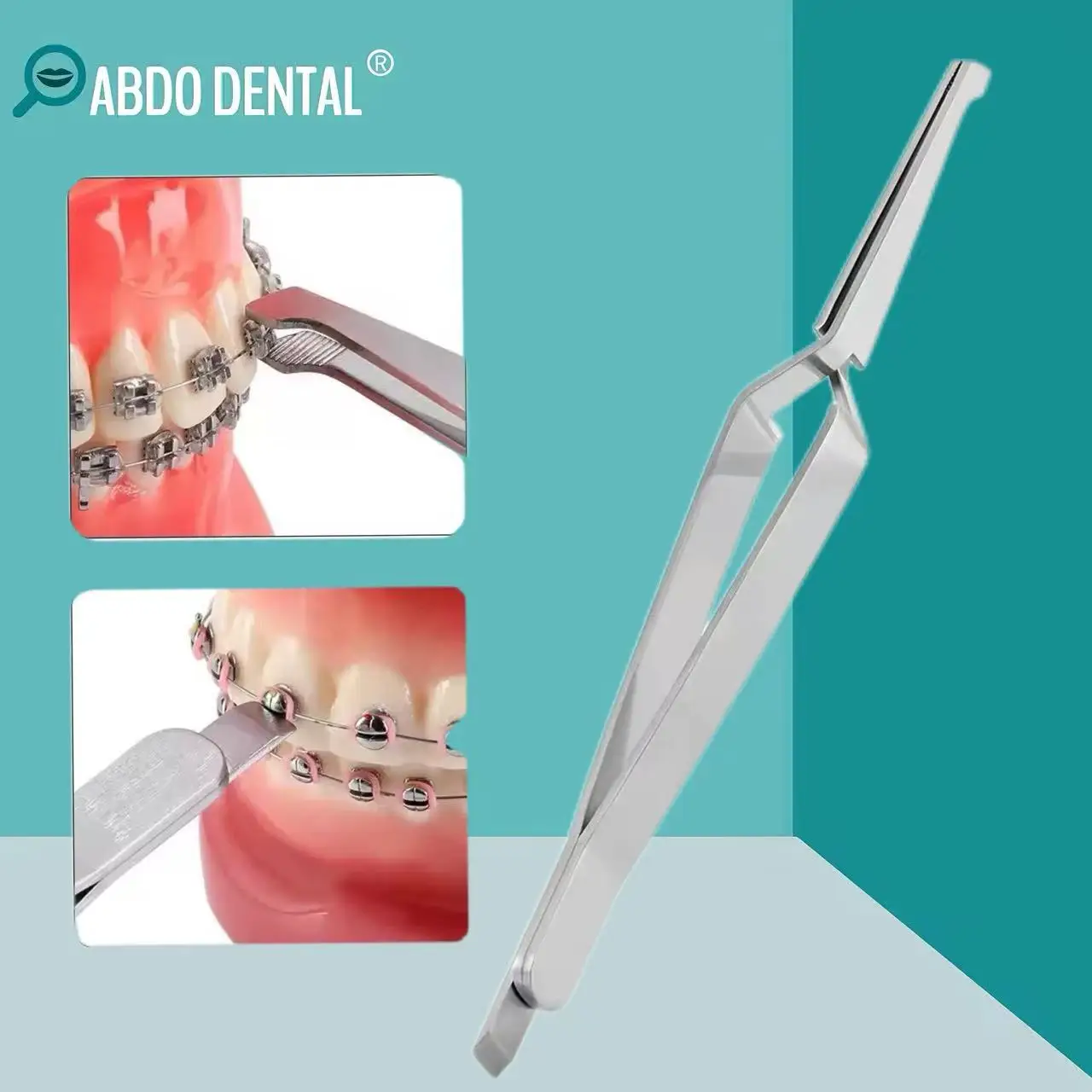 

Dental 1pc/10pc Bracket Tweezers Orthodontic Reverse Action Serrated Dentistry Instruments Dental Tools