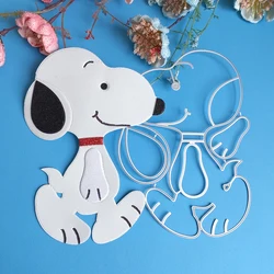 beautiful cute puppy cutting dies for English letters, scrapbooks, reliefs, craft stamps, photo album puzzl