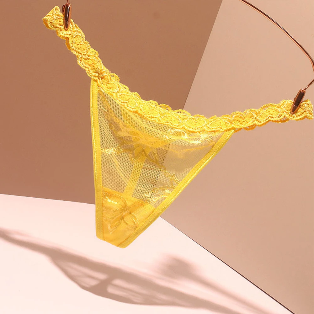 

For Female For Sleep Solid Color Briefs Womens Sexy Thong For Hotel For Home Home Use Quick-drying Medium Elasticity