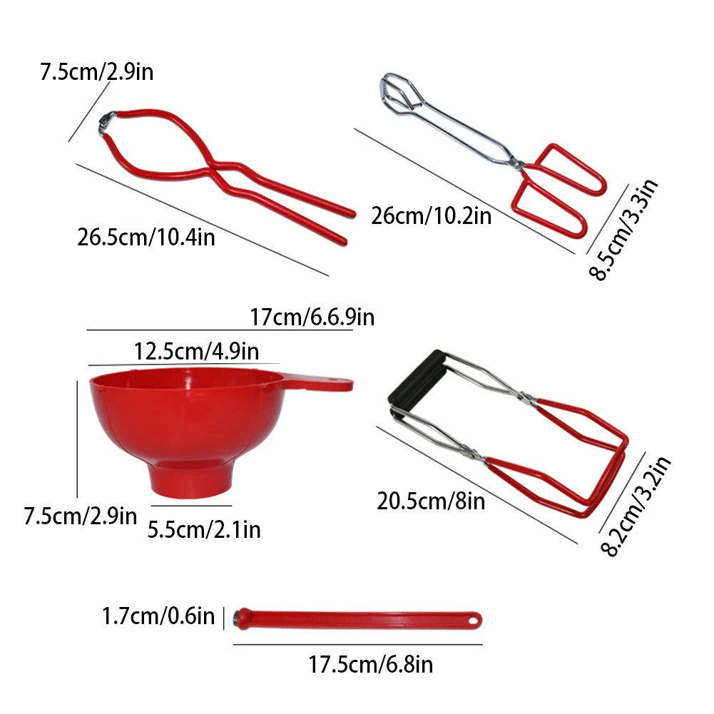 Kit de herramientas para enlatar, suministros duraderos para enlatar, 5 piezas, en caja, sin óxido