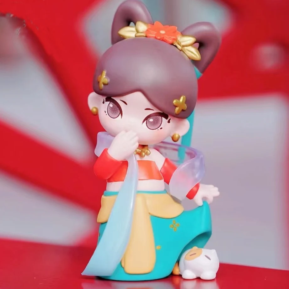 

Antique Red Lips Girl Doll Blind Box 52 Toys Handmade Exquisite Fairy Jade Decorations China-Chic Cute Gift for Trendy
