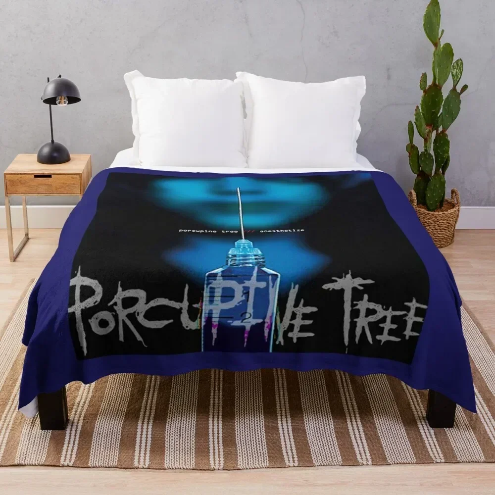 

Porcupine Tree Throw Blanket Stylish Decor Blanket Gift for Friends Roommate