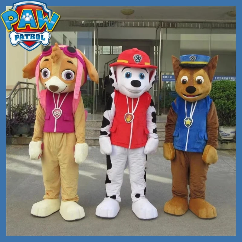 Hot Paw Patrol Cosplay Cartoon Costume Mascotset Adult Clothing Commercial Activity Advertising Activity Halloween Costumes Gift