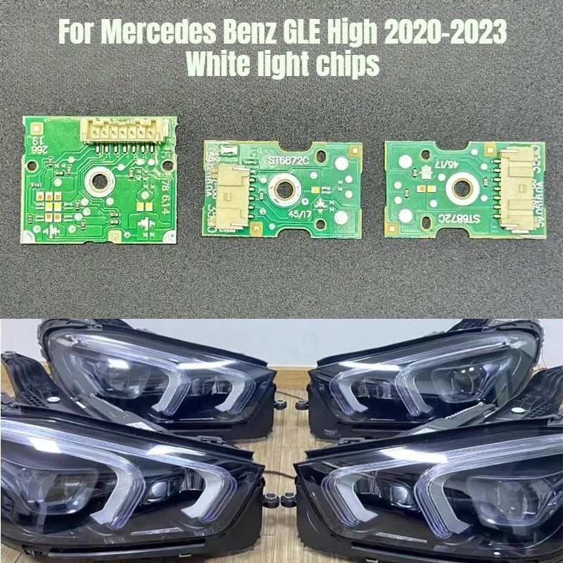White Light For Mercedes Benz GLE High 2020-2023 Car Headlights DRL Chip Ballast Chip Circuit Board Light Source Board fittings