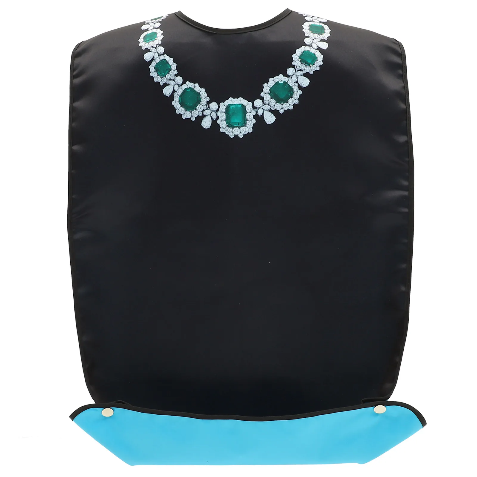 

Waterproof Bibs for Adults Oil-resistant Reusable Durable Personal Health Care Accessories Adult Bibs for Elderly Women Satin