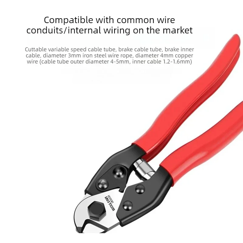 Bicycle Cable Pliers Mountain Road Bike Cable Cutter Steel Wire Scissors Brake Shifting Inner Wire Repair Hand Tool