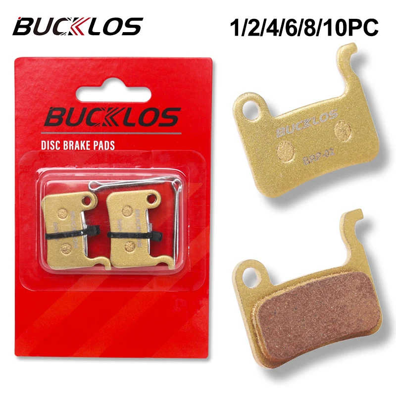 BUCKLOS Copper-Based Bike Brake Pads MTB Road Cycling Hydraulic Disk Brake Pads Mountain Bike Brake Part for SHIMANO A01S M975