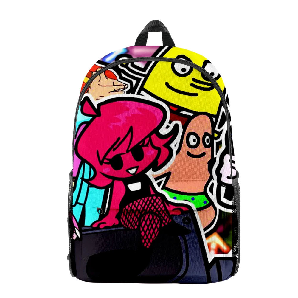 Moda Novità venerdì sera funkin alunni Bookbag Zaini per notebook Stampa 3D Oxford Zaini da viaggio impermeabili per ragazzi/ragazze