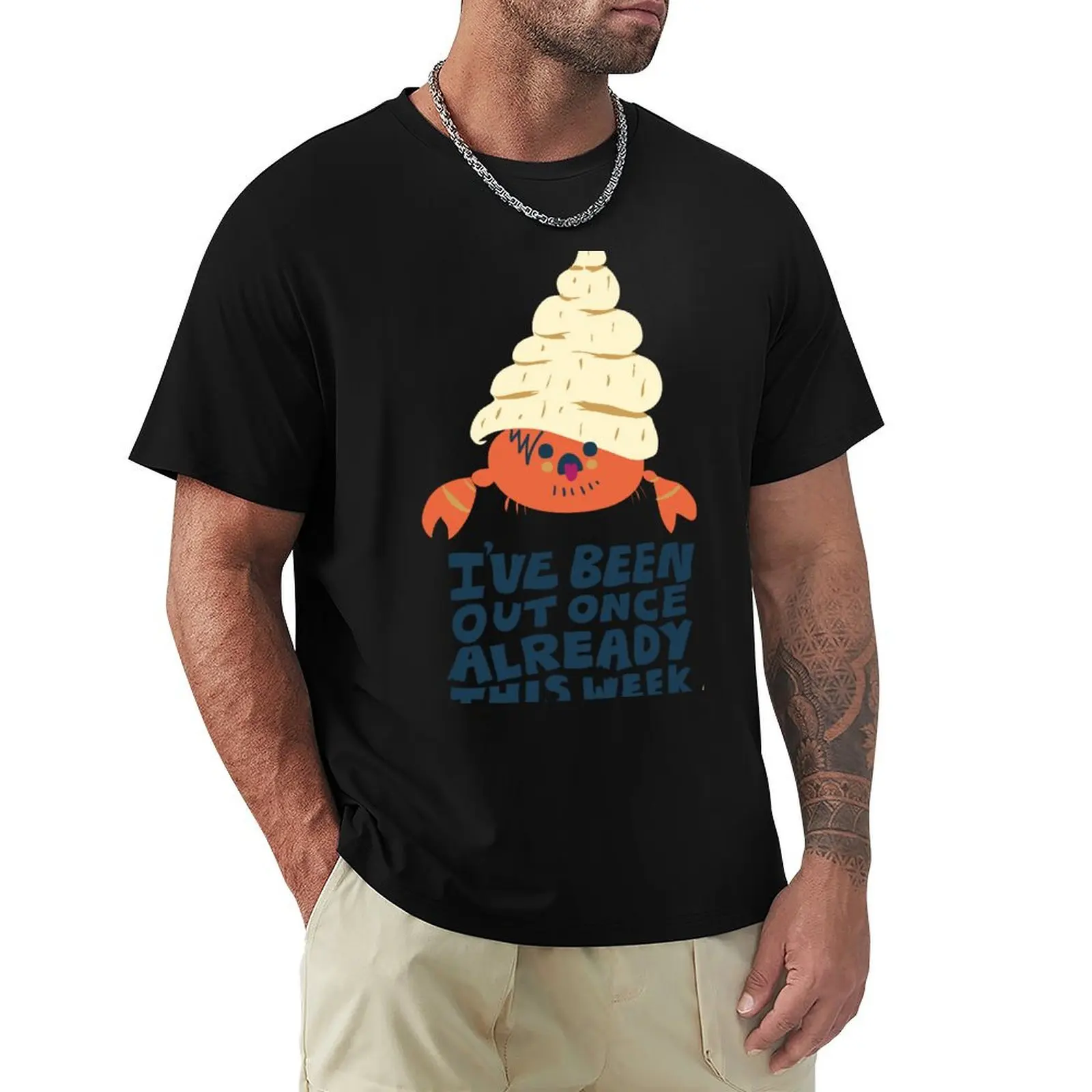 

Hermit Crab T-Shirt Work Wear Short Sleeve T-Shirt