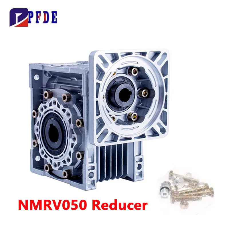 

NMRV050 Gearbox Worm Gear Reducer Ratio 5 To 100: 1 for NEMA34 Steppermotor,80st Servo motor,6RK AC MOTOR