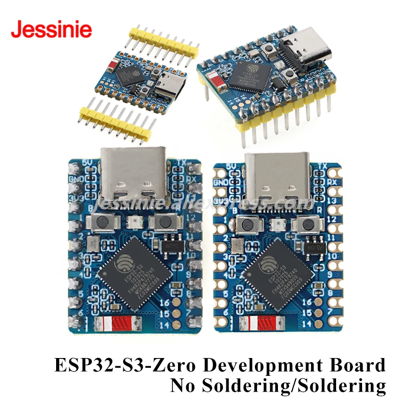 5pcs/1pc ESP32-S3-Zero Development Board Wi-Fi Wifi Wireless Ble 5.0 Programming Learning Controller 2.4Ghz Core Board Module