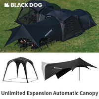 Naturehike BLACKDOG Automatic Dome Canopy Tent Quick Open 4-6 Person Camping Outdoor Travel Waterproof Sunshade Sun Shelter
