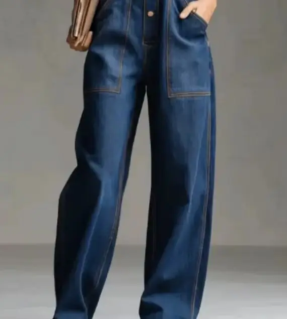 

Женский джинсовый комбинезон без рукавов с воротником-стойкой, на пуговицах, с высокой талией, с карманами, летний, повседневный, для женщин