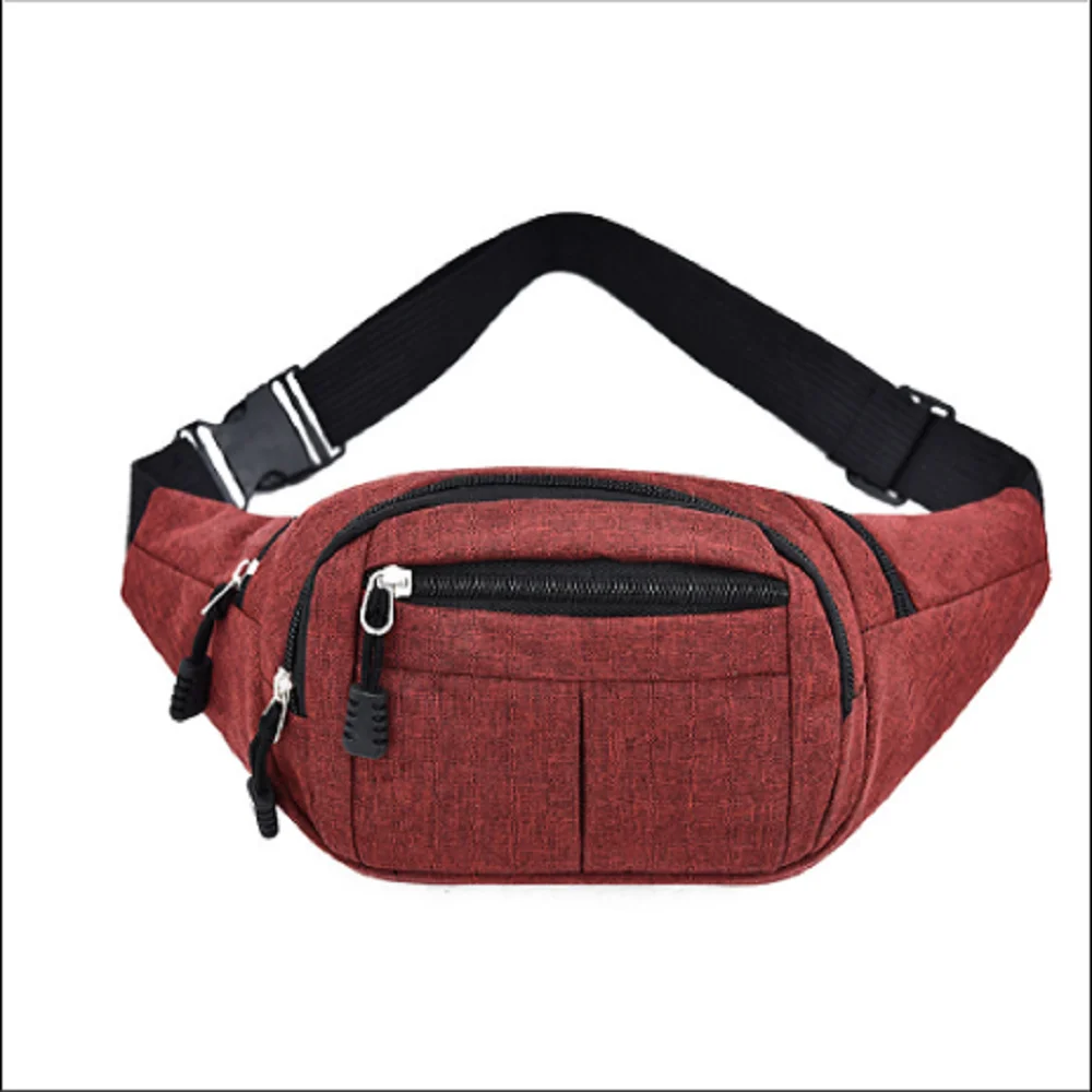 Men's Breast Package Oxford fabric Outdoor Sports bag European-American style Waist Bag Fanny Pouch Crossbody Male Banana Bag