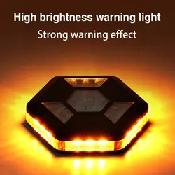 360 Degree Rotating LED Magnetic Warning Light Flashing Rechargeable Traffic Car Signal Safety Safety Light Yellow White Fl N6N5