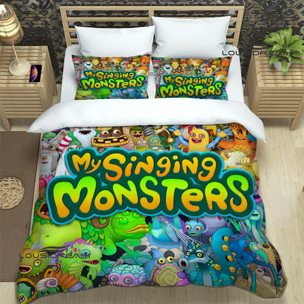 Gioco My Singing Monsters set di biancheria da letto set di forniture per il letto squisito copripiumino set di biancheria da letto set di