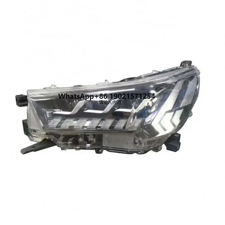 

Modified Led 3 Lens Front Head Light Head Lamp for Hilux Revo Rocco 2021