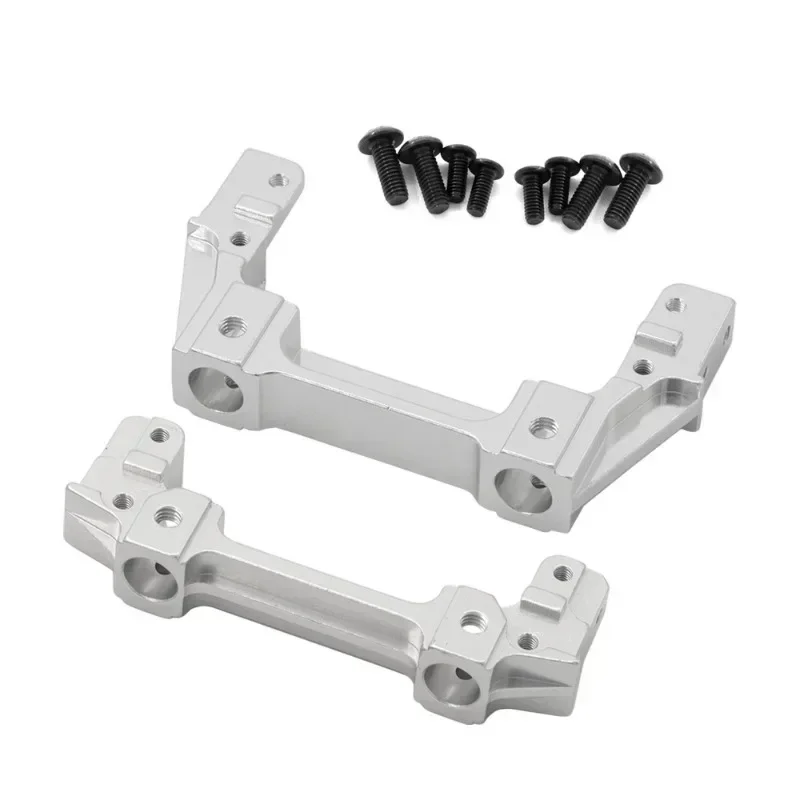 Para SCX10 soportes de parachoques de riel trasero delantero de Metal soporte de viga para 1/10 RC Crawler AXIAL SCX10 II 90046 90047 piezas de mejora