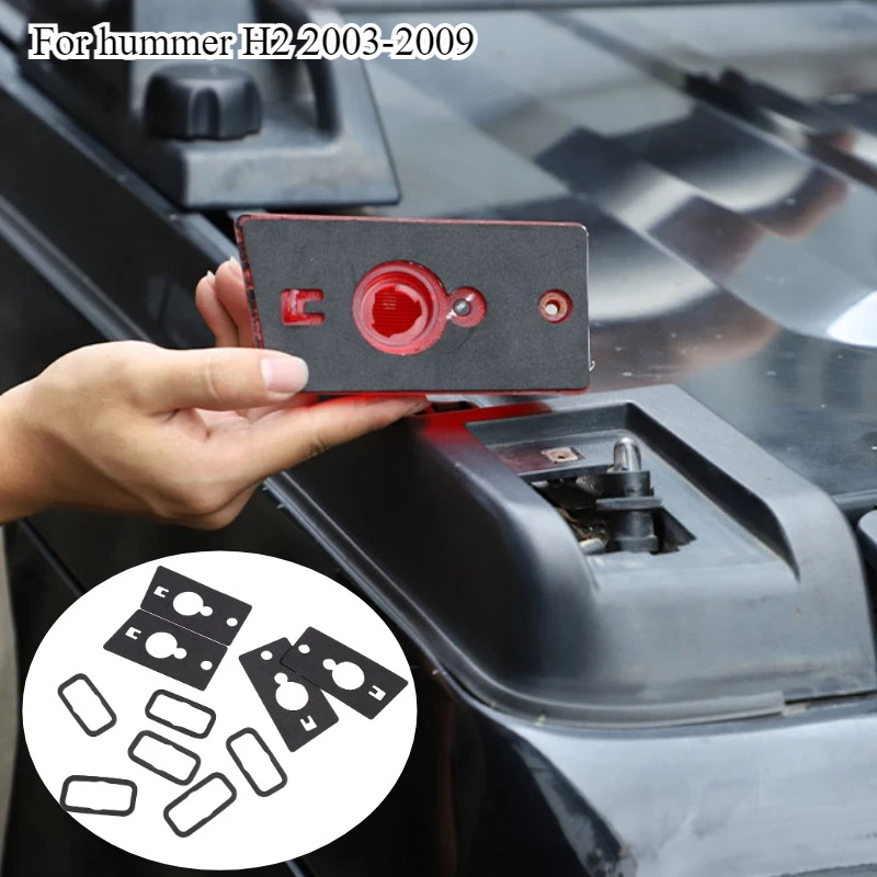 

Car Accessories For Hummer H2 2003-2009 Foam Cotton Black Roof Side Lights Running Lamp Anti-Leak Seal Gaskets