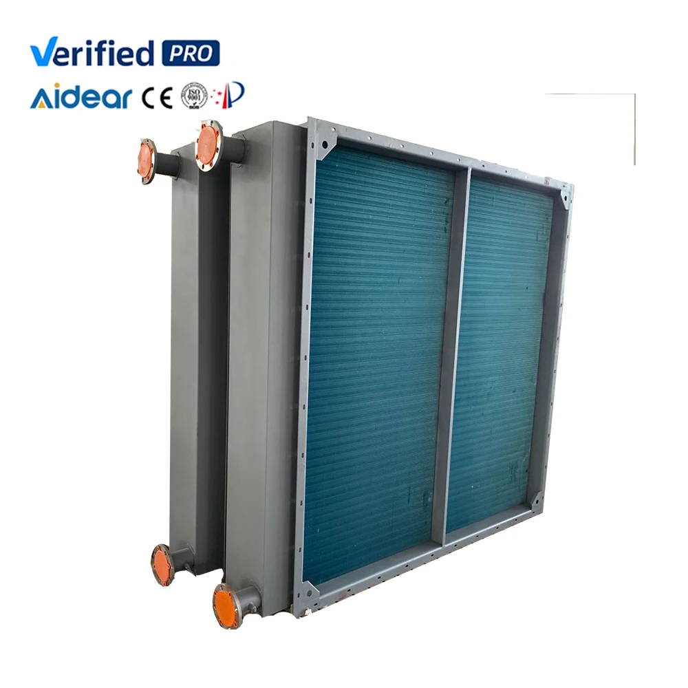 

Aidear Industrial High Efficiency Copper Tube Aluminum Fin Condenser Coil Steam Heating Radiator For Agricultural Grain Dryer