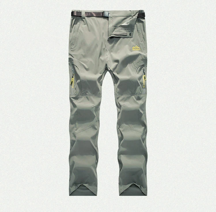 Longe Sommer Schnell Trocknende Wanderhose Männer Stretch Wasserdichte Taktische Hosen Reißverschlusstaschen Hosen Leichte Angelhose – Detail 11