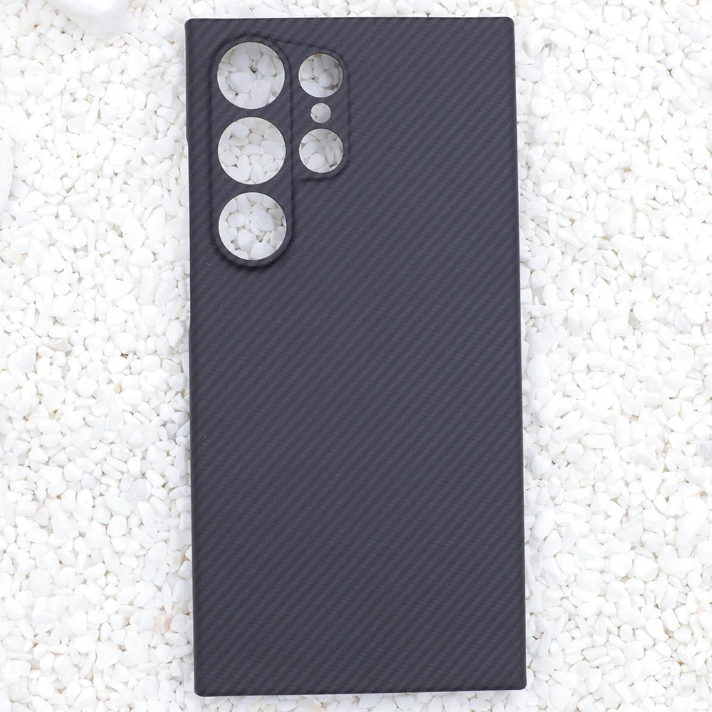 

Real Aramid Carbon Fiber Phone Case For Samsung Galaxy S24 Ultra Ultra-thin drop-resistant Lightweight Protective Cover Funda