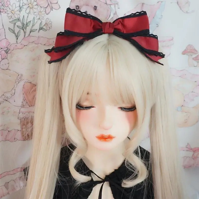 M6CD الشريط مقوس دانتيل المشابك المراهقين فتاة تأثيري خادمة الشعر دبوس زي الملحقات #4