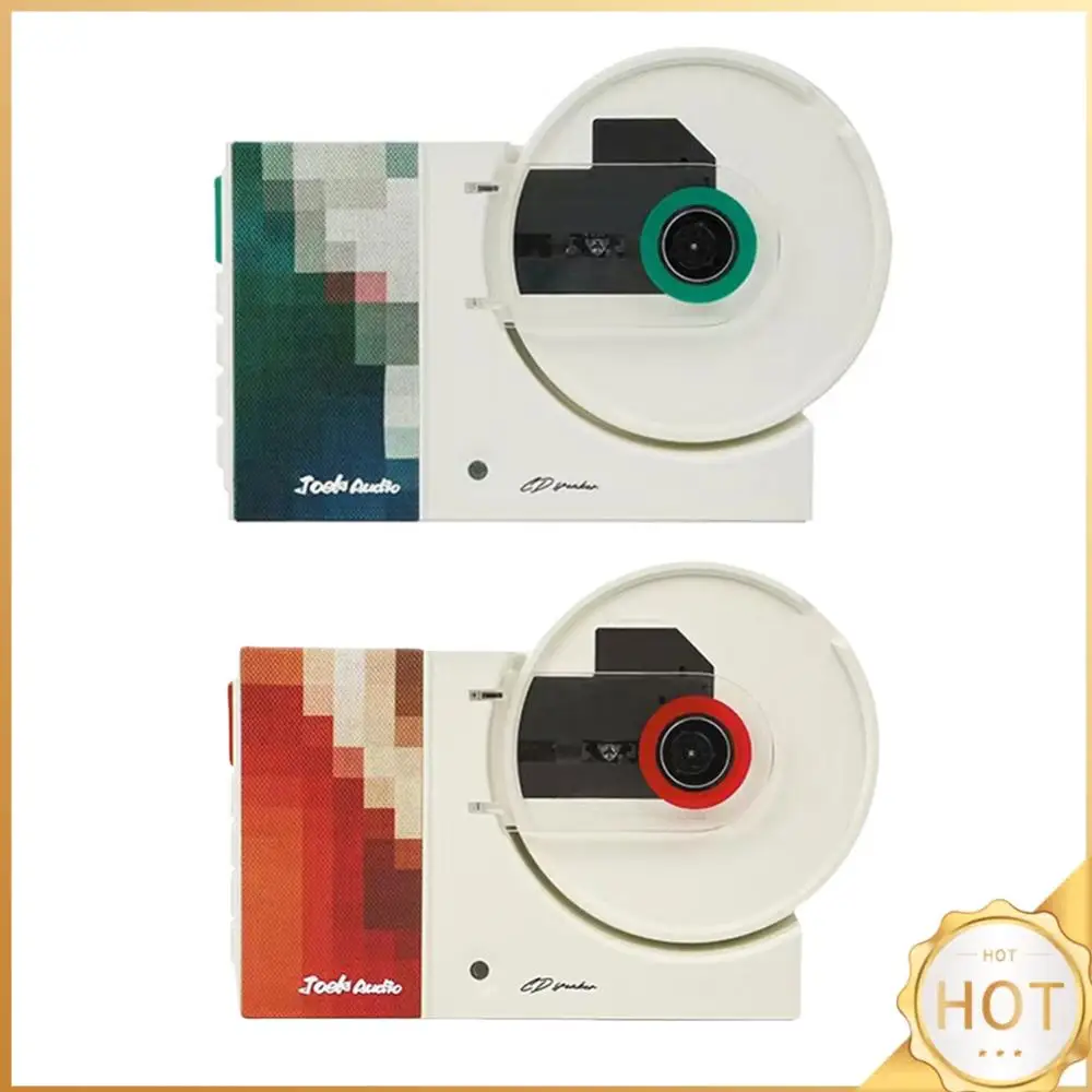 Настенный проигрыватель компакт-дисков Музыкальный плеер с дистанционным управлением Домашний аудиодинамик USB Bluetooth-совместимый вход AUX Музыкальный проигрыватель компакт-дисков