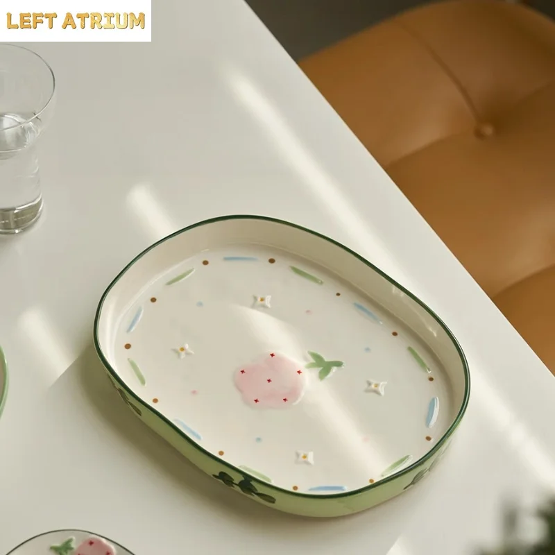 

Nordic Style Household Small Fresh and High Value Tableware and Plates
