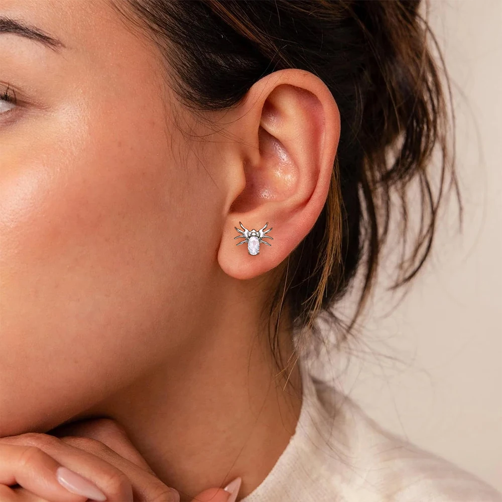 ASTM F136 التيتانيوم شقة عودة مسمار 16 جرام تشيكوسلوفاكيا العنكبوت قرط الاذن المرصع الغضروف الزنمة الفص محارة اللولب أقراط الأذن ثقب المجوهرات