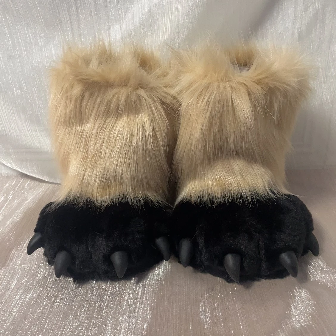 

Animal Claw Cat Dog Deer Bear Camel Light Brown Shoes Boot Cosplay Halloween Christmas Costumes Accessories Footwear Adult